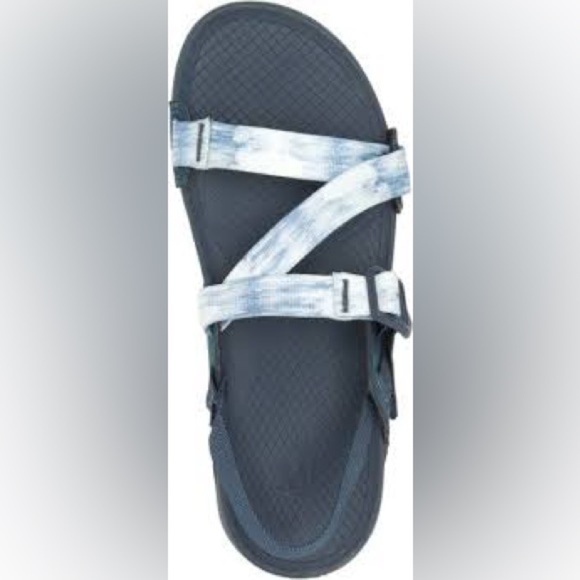 NWT Chaco Lowdown Slide Sandals Faded Blue Fog Adjustable Strap Size 12 main image 6